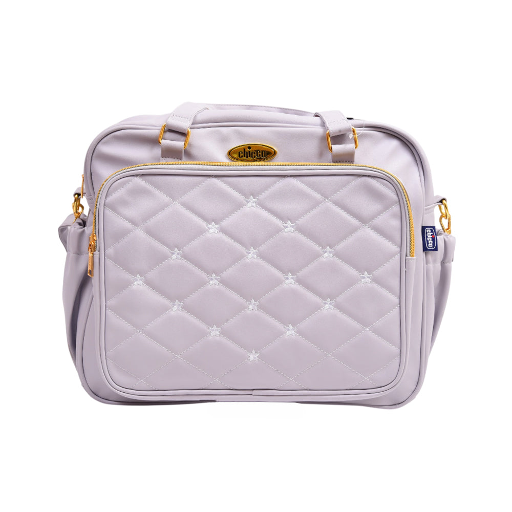 BABY 4PC DIAPER BAG CHICO L GREY IRS-26 2101-C Default Title - MamasJan KidsWear