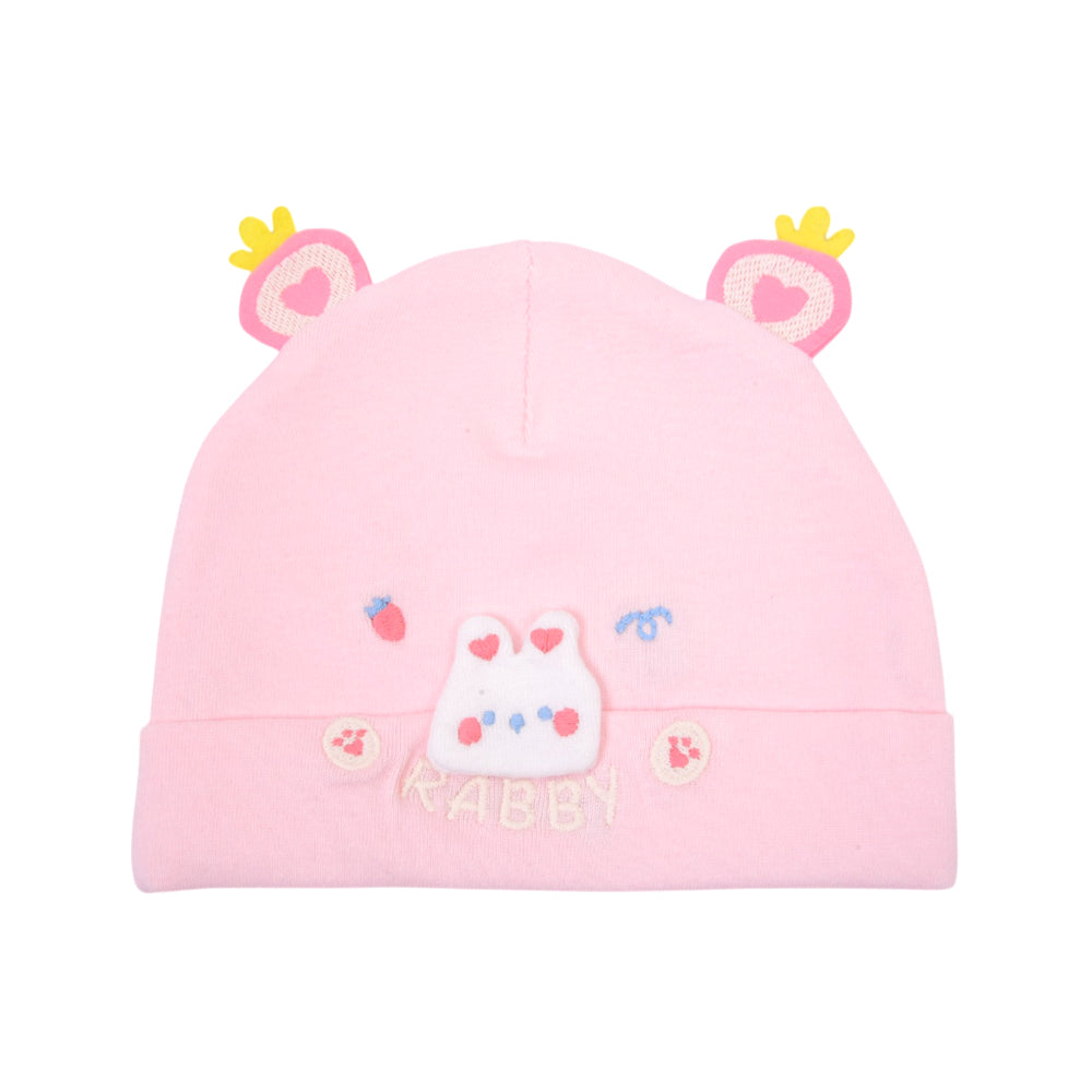 BABY ROUND CAP IRS-26 0-6M YYA-21 (Multi Color) Default Title - MamasJan KidsWear