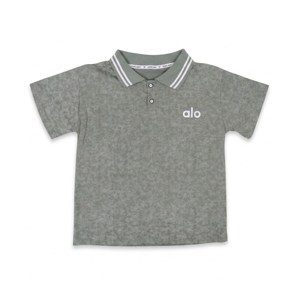 BOYS S/S POLO T SHIRT GREEN IRS-26 5-6 YEAR 016 Default Title - MamasJan KidsWear
