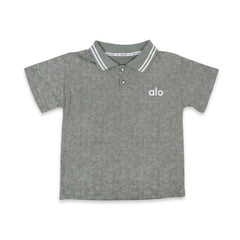 BOYS S/S POLO T SHIRT GREEN IRS-26 5-6 YEAR 016 Default Title - MamasJan KidsWear