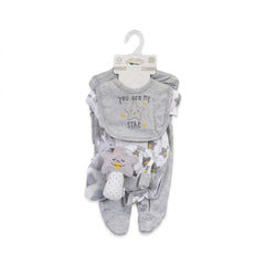 BABY 8PC GIFT SET HANGER GREY IRS-26 0-3M S9306 Default Title - MamasJan KidsWear