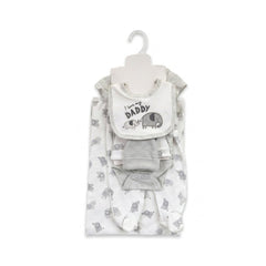 BABY 9PC GIFT SET HANGER GREY IRS-26 0-3M SBK504 Default Title - MamasJan KidsWear