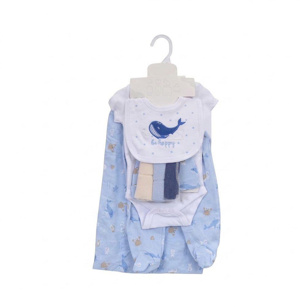 BABY 9PC GIFT SET HANGER SKYBLUE IRS-26 0-3M SBK502 Default Title - MamasJan KidsWear