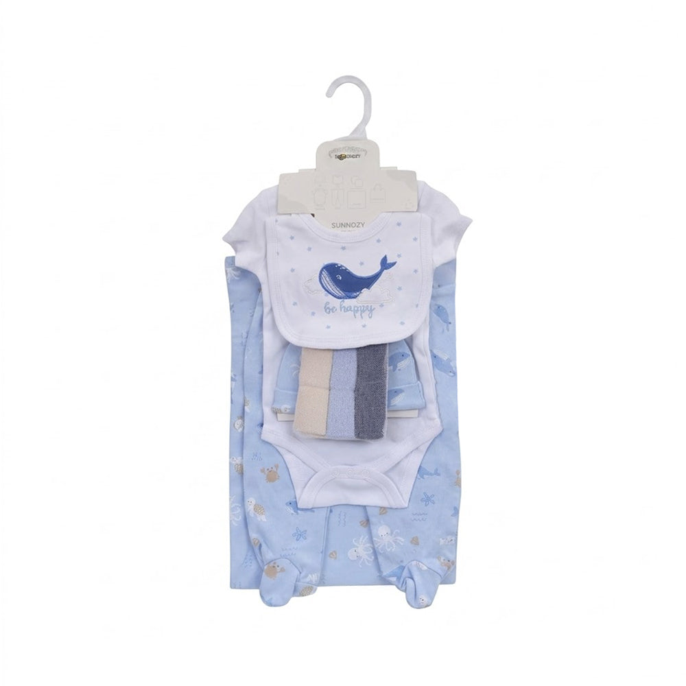 BABY 9PC GIFT SET HANGER SKYBLUE IRS-26 3-6M SBK502 Default Title - MamasJan KidsWear