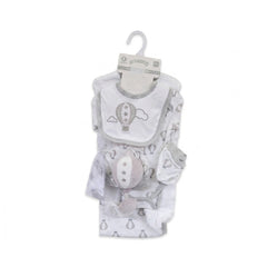 BABY 8PC GIFT SET HANGER GREY IRS-26 0-3M S9320 Default Title - MamasJan KidsWear
