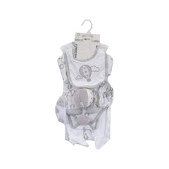 BABY 8PC GIFT SET HANGER GREY IRS-26 3-6M S9320 Default Title - MamasJan KidsWear