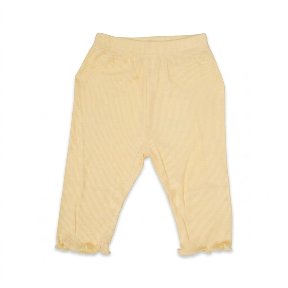 GIRLS CAPRI PLAIN YELLOW IRS-26 12-18M 001 Default Title - MamasJan KidsWear