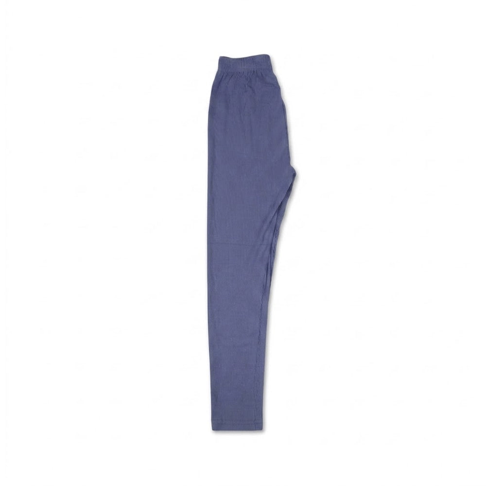 GIRLS TIGHT PLAIN L BLUE IRS-26 6-7 YEAR 002 Default Title - MamasJan KidsWear