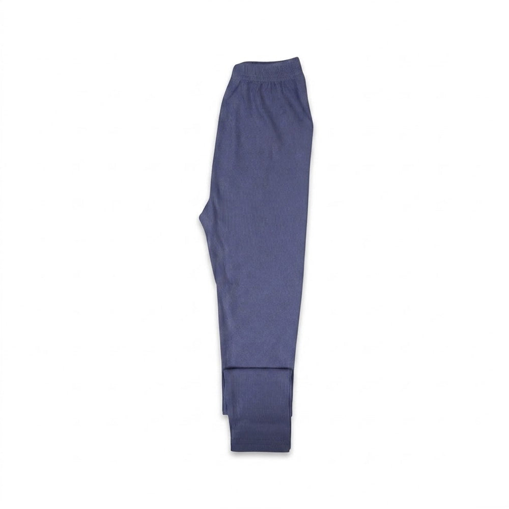 GIRLS TIGHT PLAIN L BLUE IRS-26 8-9 YEAR 002 Default Title - MamasJan KidsWear