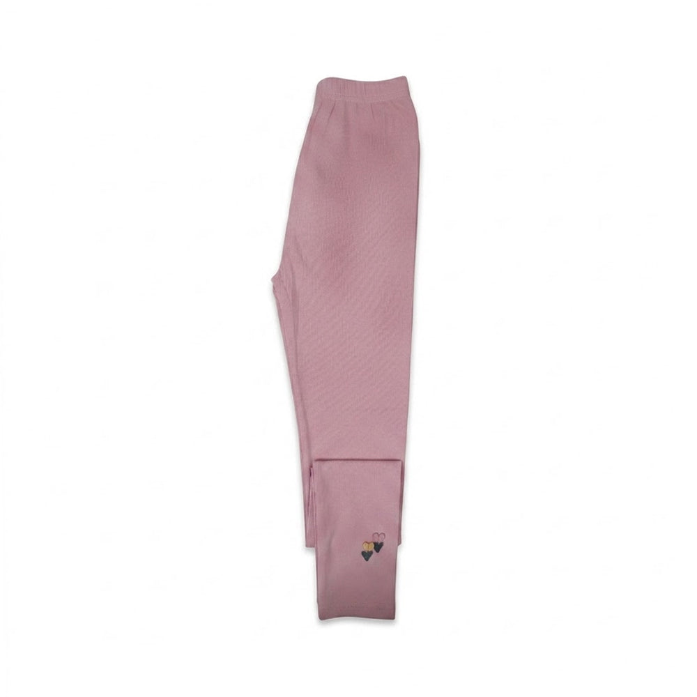 GIRLS TIGHT PLAIN PEACH IRS-26 13-14 YEAR 006 Default Title - MamasJan KidsWear