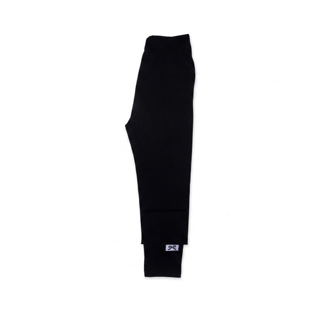 GIRLS TIGHT PLAIN BLACK IRS-26 9-10 YEAR 006 Default Title - MamasJan KidsWear