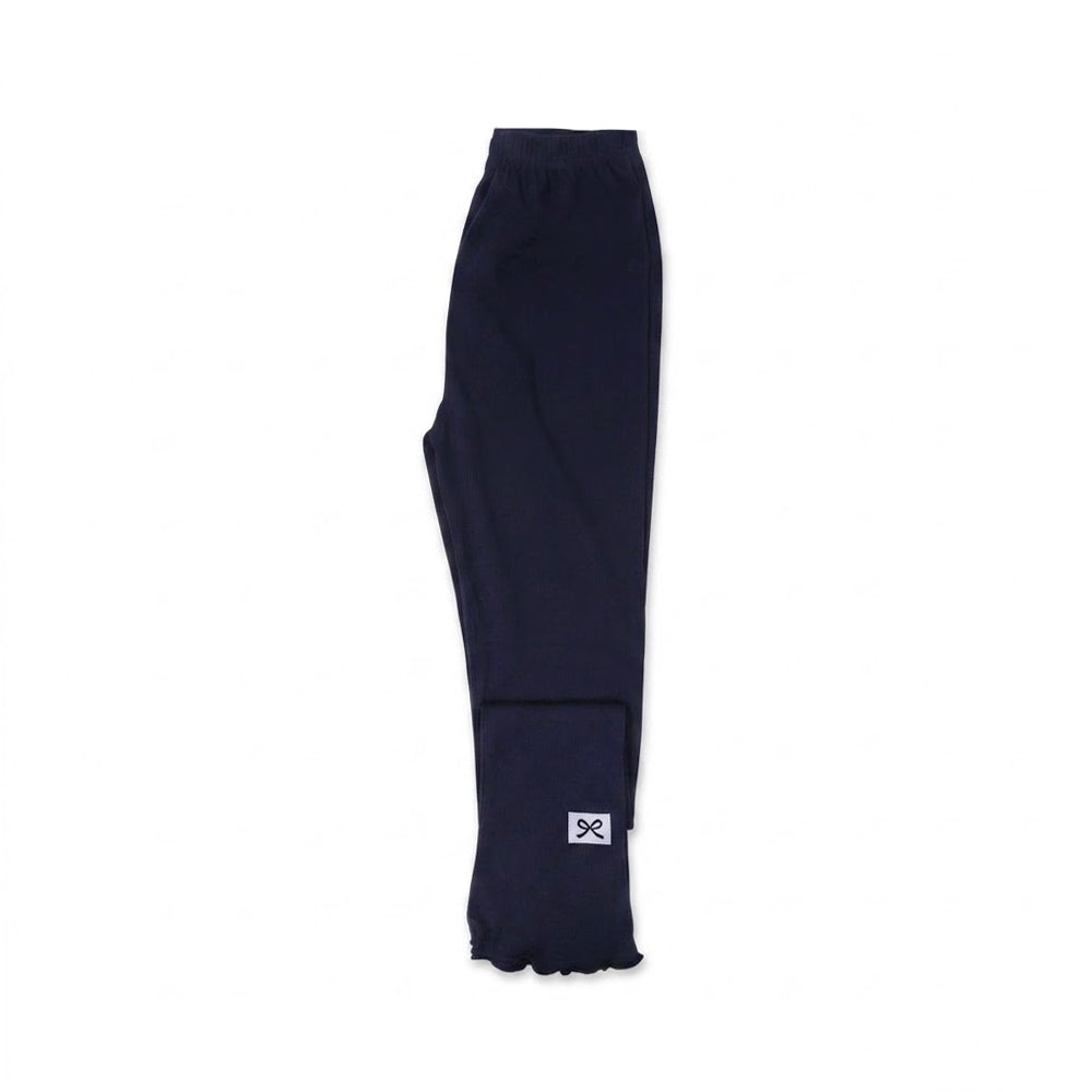 GIRLS TIGHT PLAIN NAVY IRS-26 11-12 YEAR 006 Default Title - MamasJan KidsWear