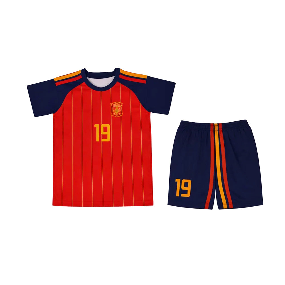 UNISEX S/S 2PC SPORTS WEAR KNICKER SUIT IRS-26 11-12 YEAR 11 Default Title - MamasJan KidsWear