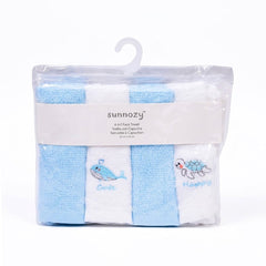 BABY 4PC FACE TOWEL IRS-26 CLTW05-E Default Title - MamasJan KidsWear