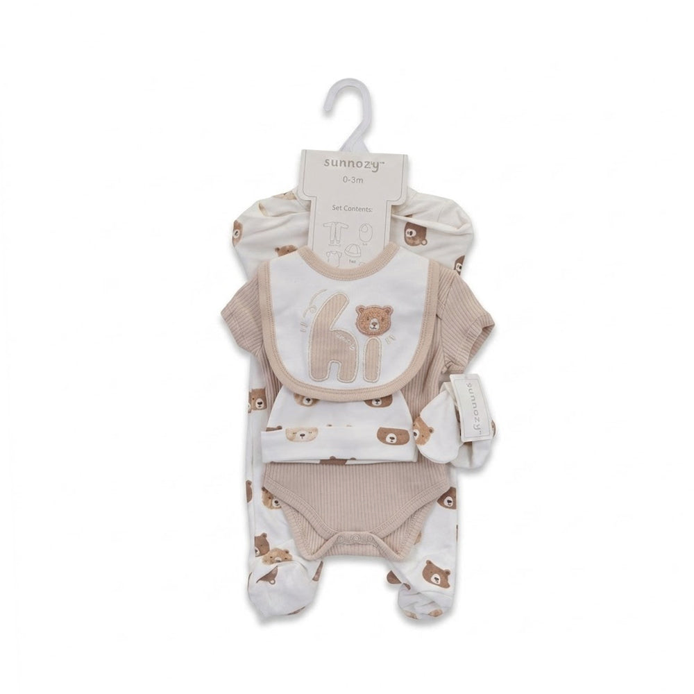 BABY 5PC GIFT SET HANGER SKIN IRS-26 0-3M S5383 Default Title - MamasJan KidsWear