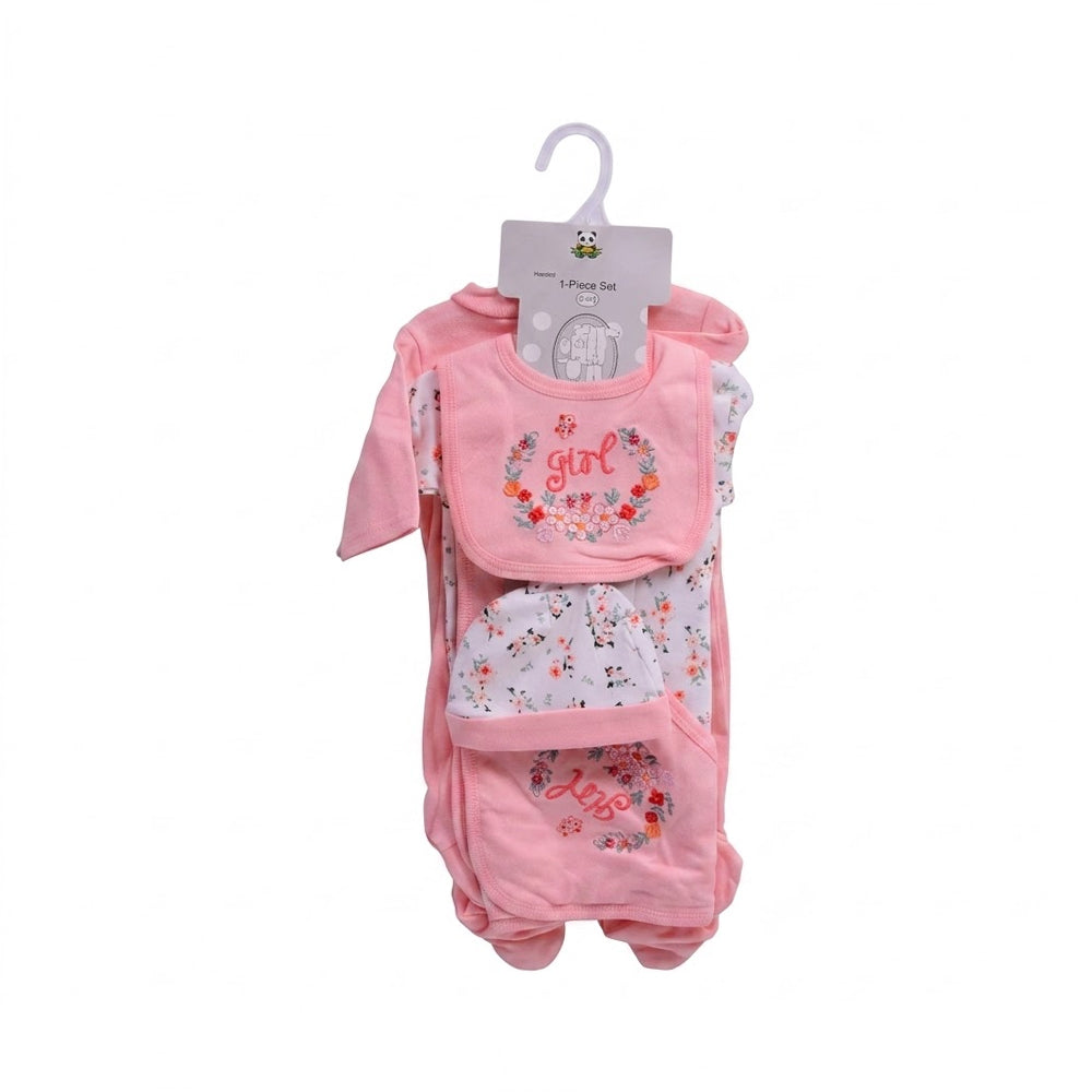 BABY 6PC GIFT SET HANGER PEACH IRS-26 0-3M S6309 Default Title - MamasJan KidsWear