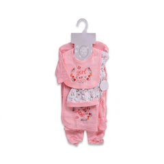 BABY 6PC GIFT SET HANGER PEACH IRS-26 3-6M S6309 Default Title - MamasJan KidsWear