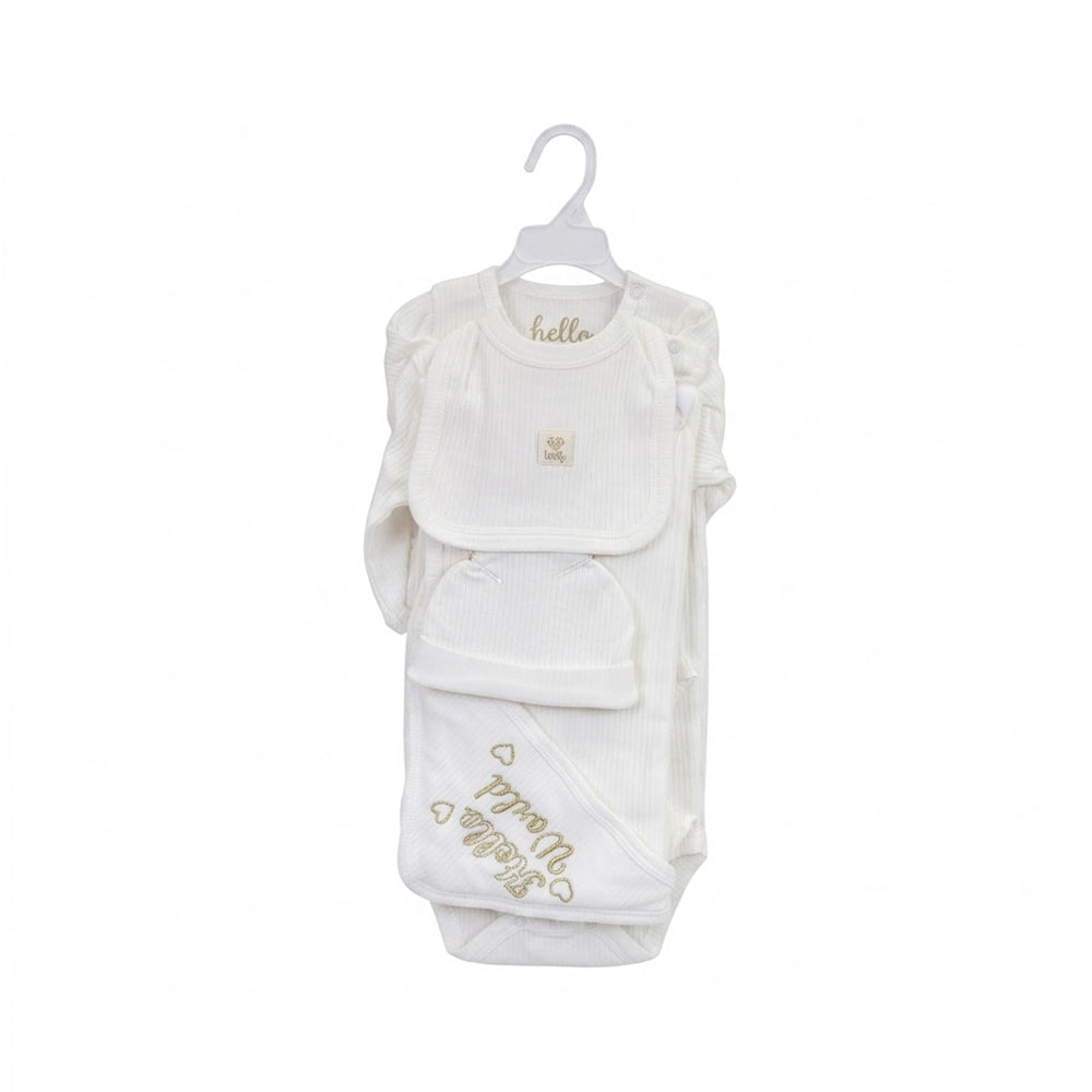 BABY 6PC GIFT SET HANGER WHITE IRS-26 3-6M S6317 Default Title - MamasJan KidsWear