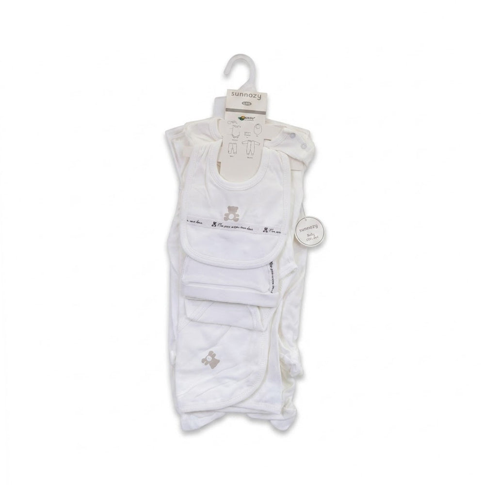 BABY 6PC GIFT SET HANGER WHITE IRS-26 3-6M 6-1BB Default Title - MamasJan KidsWear