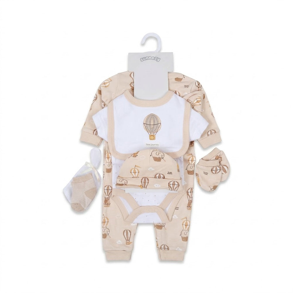 BABY 7PC GIFT SET HANGER SKIN IRS-26 0-3M S-7334 Default Title - MamasJan KidsWear