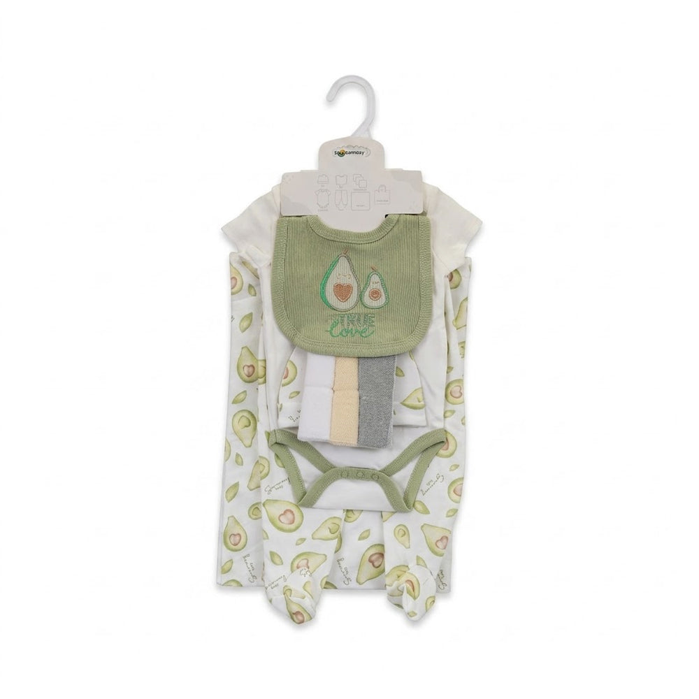 BABY 9PC GIFT SET HANGER SEA GREEN IRS-26 3-6M SBK503 Default Title - MamasJan KidsWear