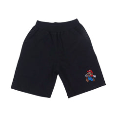 BOYS BLENDED SHORTS BLACK 4-5YEAR ZHS-26 8131-3 IR Default Title - MamasJan KidsWear