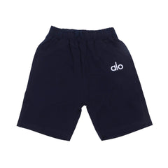 BOYS BLENDED SHORTS NAVY BLUE 5-6YEAR ZHS-26 8129-4 IR Default Title - MamasJan KidsWear