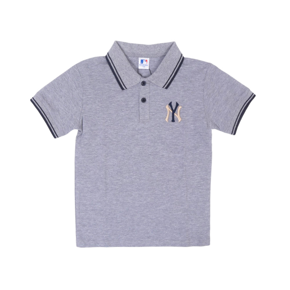 BOY S/S POLO T SHIRT MIX COLOR 6-7YEAR ZHS-26 NO 1-4 IR Default Title - MamasJan KidsWear