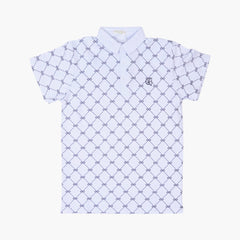 BOYS S/S T-SHIRT POLO WHITE IR 11-12 YEAR C110 Default Title - MamasJan KidsWear
