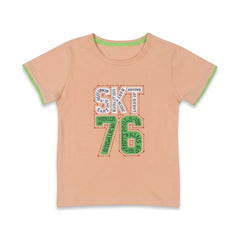 BOYS S/S T-SHIRT ROUND NECK SKIN IR 3-4 YEAR A7706 Default Title - MamasJan KidsWear