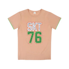 BOYS S/S T-SHIRT ROUND NECK SKIN IR 11-12 YEAR A7706 Default Title - MamasJan KidsWear