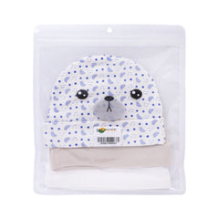 BOYS 3PC ROUND CAP SET IRS-26 002 Default Title - MamasJan KidsWear
