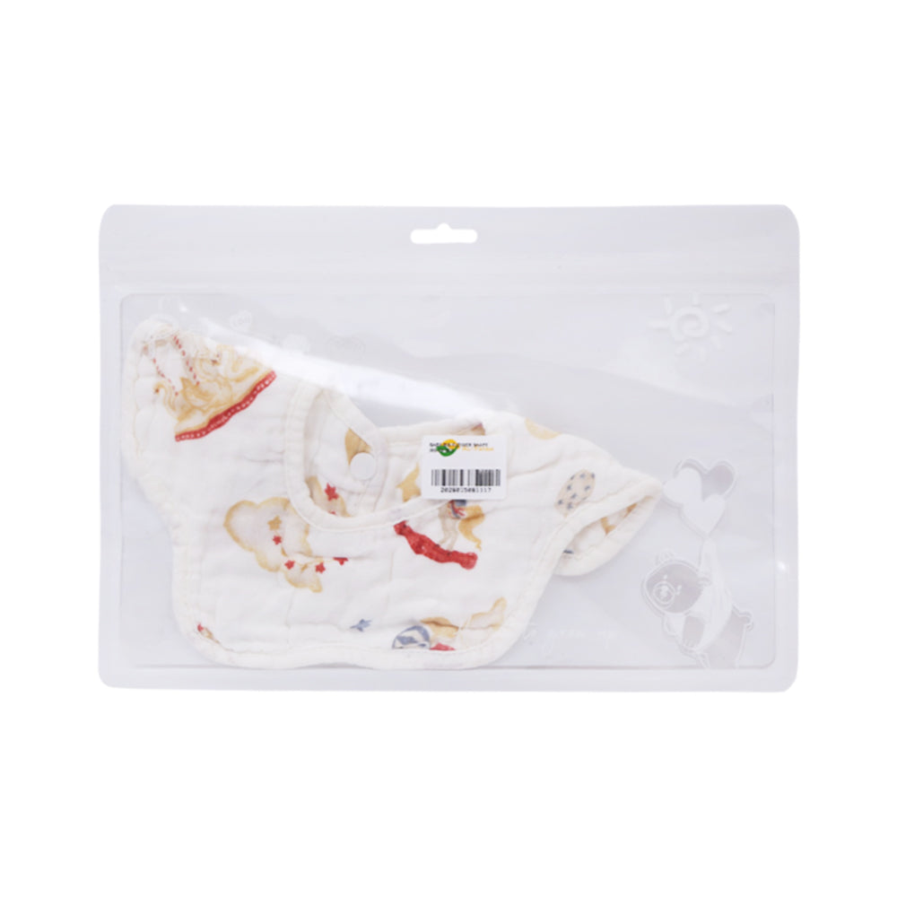 BABY BIB FLOWER SHAPE IRS-26 013 Default Title - MamasJan KidsWear