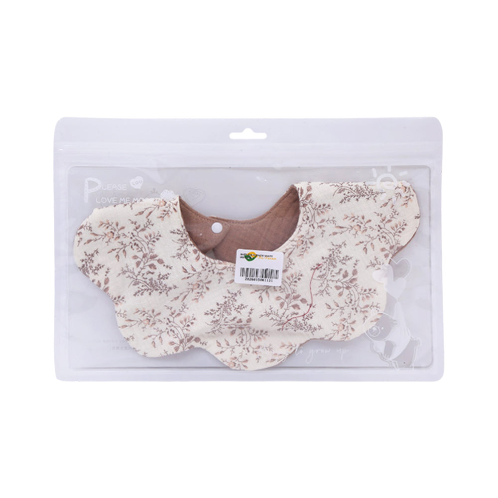 BABY BIB FLOWER SHAPE IRS-26 017 Default Title - MamasJan KidsWear
