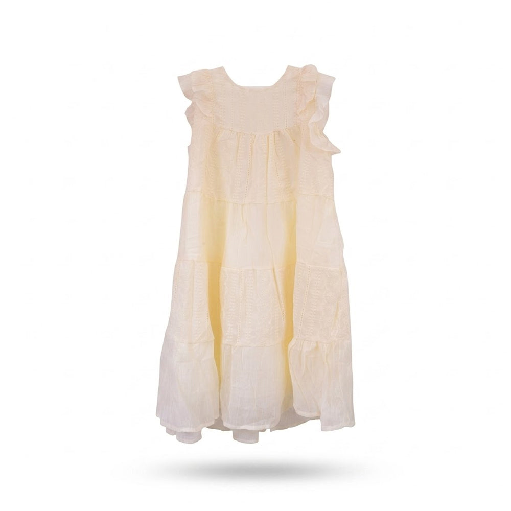 GIRLS S/S COTTON CHICKEN FROCK IR-26 8-9 YEAR 32577 Default Title - MamasJan KidsWear