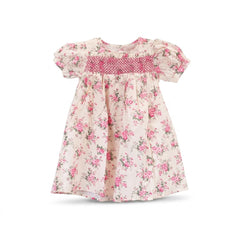 GIRLS CAP/SLV COTTON PRINTED FROCK OFF WHITE IR-26 2-3 YEAR Default Title - MamasJan KidsWear