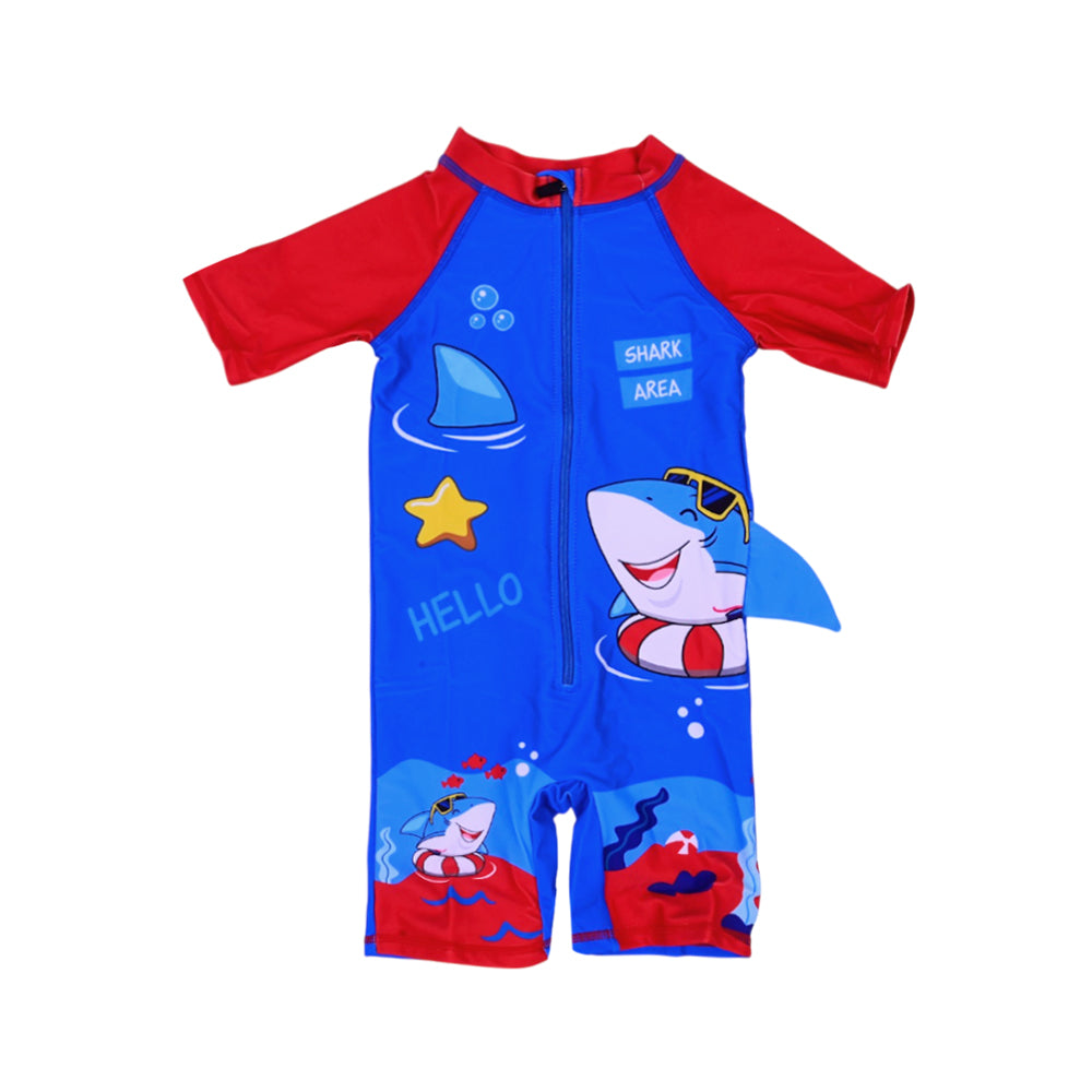 BOYS 2PC SWIMMING COSTUME MULTI IRS-26 5-6 YEAR 01-03 Default Title - MamasJan KidsWear