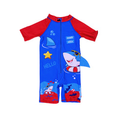 BOYS 2PC SWIMMING COSTUME MULTI IRS-26 5-6 YEAR 01-03 Default Title - MamasJan KidsWear