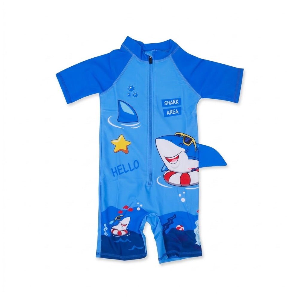 BOYS 2PC SWIMMING COSTUME MULTI IRS-26 6-7 YEAR 01-03 Default Title - MamasJan KidsWear