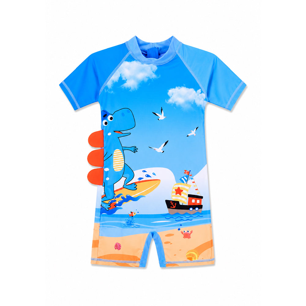 BOYS 2PC SWIMMING COSTUME MULTI IRS-26 6-7 YEAR 06 Default Title - MamasJan KidsWear