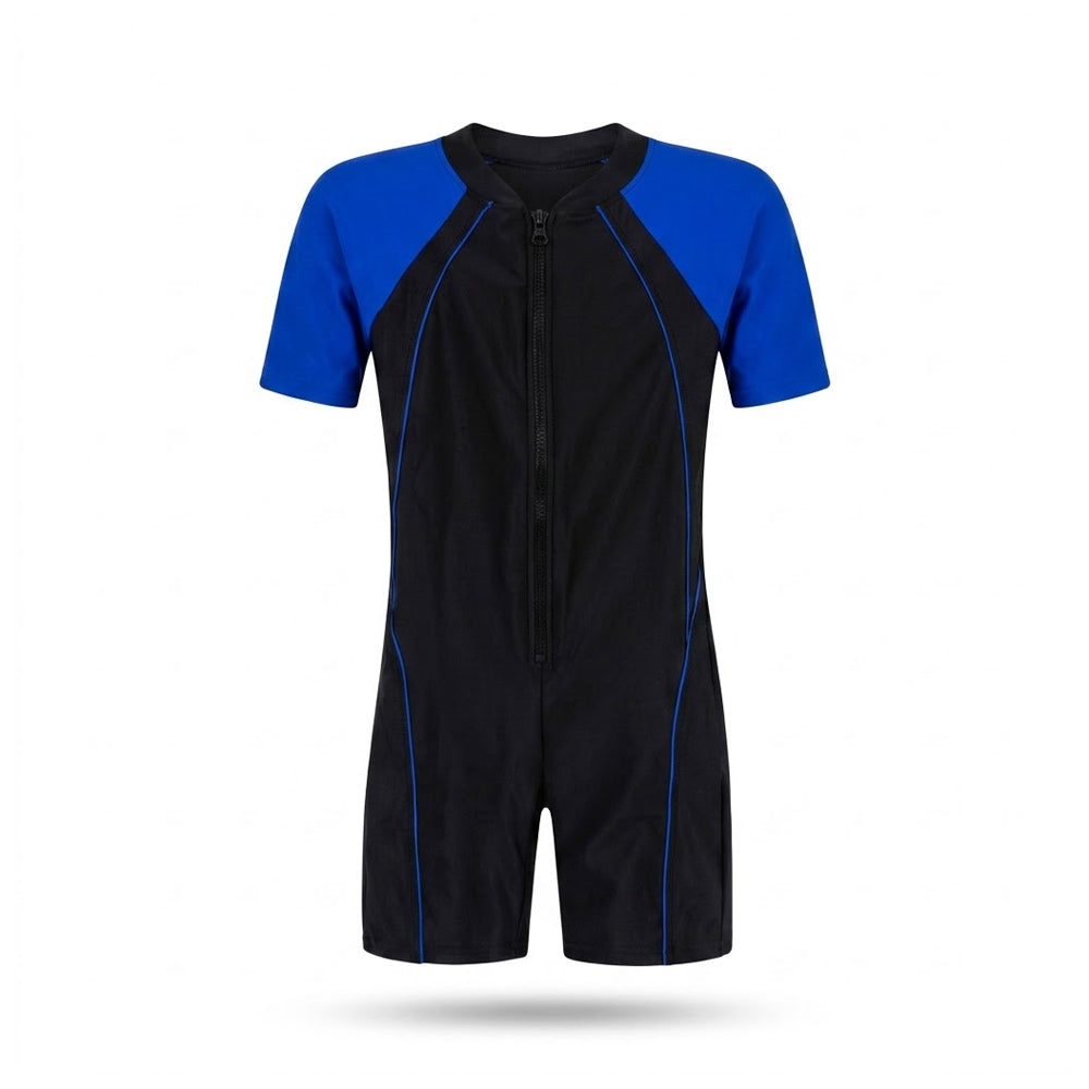 UNISEX S/S 2PC SWIMMING COSTUME IRS-26 5-6 YEAR 14 Default Title - MamasJan KidsWear