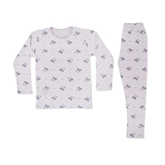 BOYS L/S 2PC L/S SLEEPING SUIT L-GRAY 7-8YEAR ZHS-26 7286 I. Default Title - MamasJan KidsWear