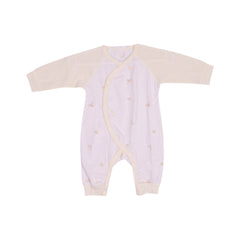 GIRLS L/S PRINTED ROMPER L/W LEMON 0-3M ZHS-26 001 W.G Default Title - MamasJan KidsWear