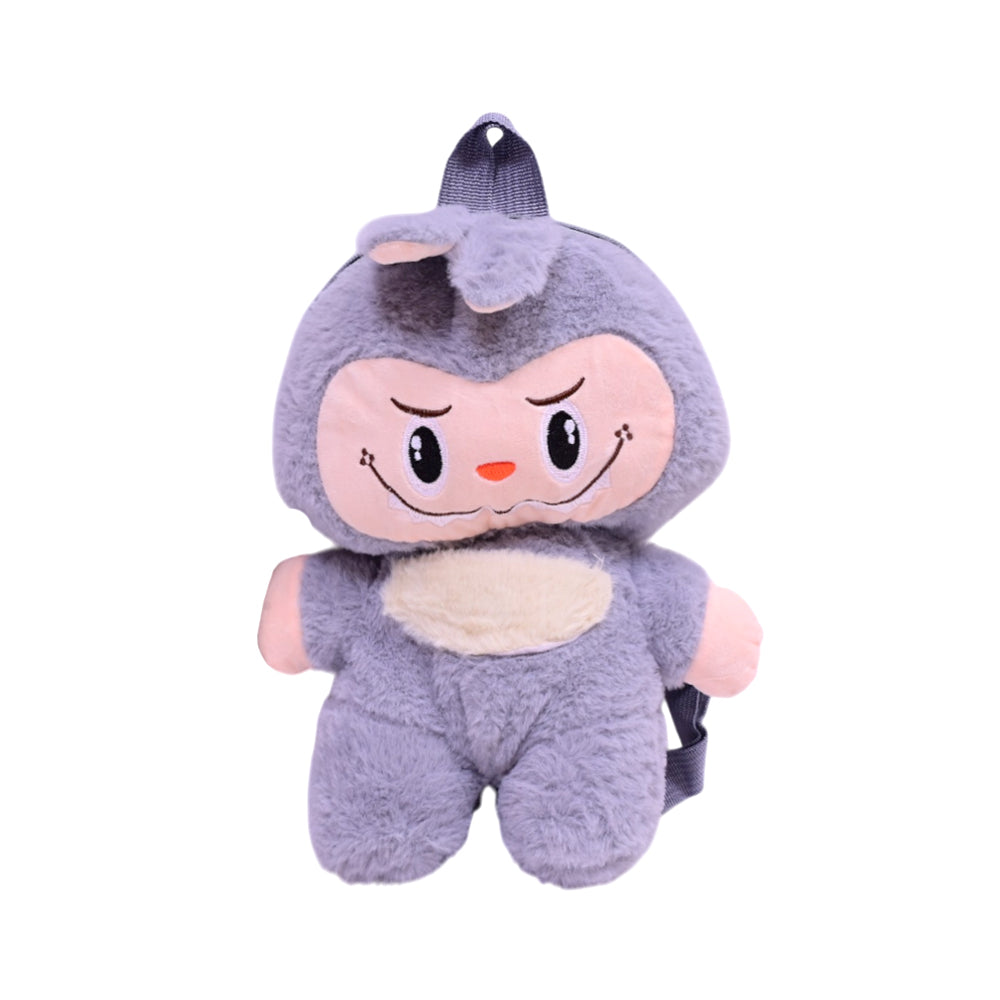 KIDS SHOULDER STAFF FUR BAG 101 ZHS-26 GREY W.G Default Title - MamasJan KidsWear