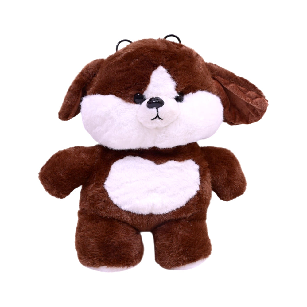 KIDS SHOULDER STAFF FUR BAG 104 ZHS-26 BROWN W.G Default Title - MamasJan KidsWear