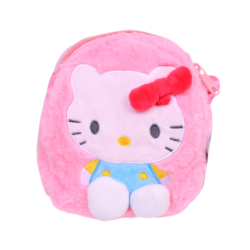 KIDS SHOULDER STAFF FUR BAG 1012 ZHS-26 PINK W.G Default Title - MamasJan KidsWear