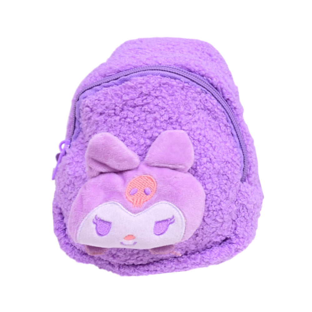 KIDS SHOULDER STAFF FUR BAG 1013 ZHS-26 PURPLE W.G Default Title - MamasJan KidsWear