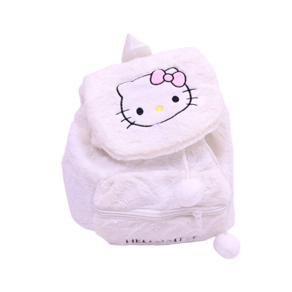 KIDS SHOULDER STAFF FUR BAG 1014 ZHS-26 OFF WHITE W.G Default Title - MamasJan KidsWear