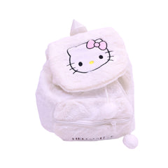 KIDS SHOULDER STAFF FUR BAG 1014 ZHS-26 OFF WHITE W.G Default Title - MamasJan KidsWear