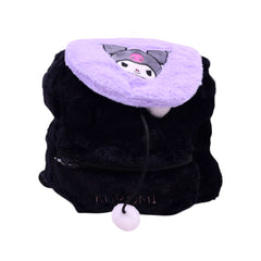 KIDS SHOULDER STAFF FUR BAG 1014 ZHS-26 BLACK W.G Default Title - MamasJan KidsWear